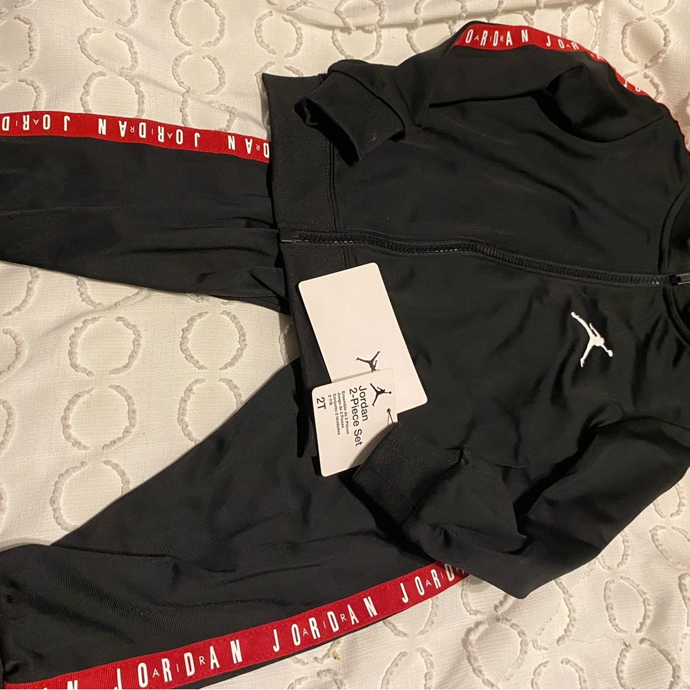 Jordan Black and Red 2-Piece Set